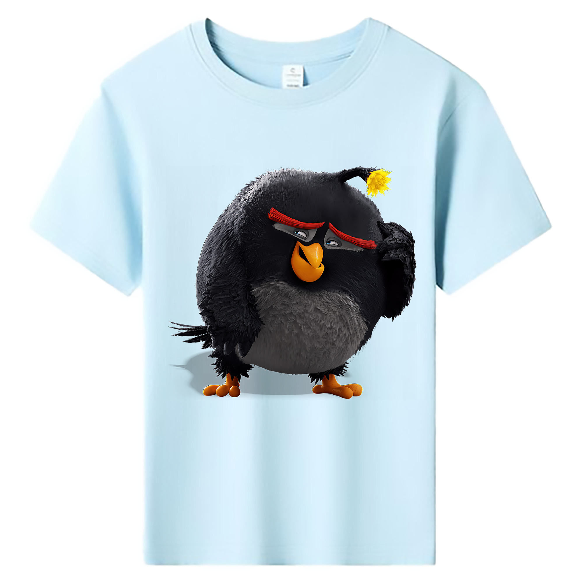 （画像用） Angry Birds アングリーバード 綿100％キッズTシャツ（フロントプリント）